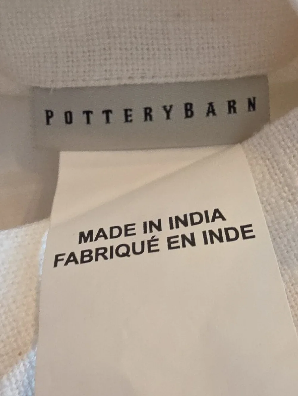 Pottery Barn NWT White Sliver Gray 'Winter Wonderland' Holiday Pillow Cover